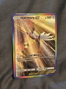 Skarmory Ex 209 Pokemon TCG Pocket Weisheit von Meer und Himmel Texturierte Fanart Karte - Bild 1 von 3
