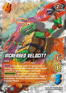 Increased Velocity - TMNT01 20/186 FOIL (NM) | Universus TCG - Picture 1 of 1