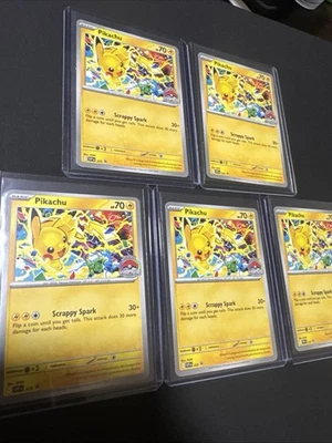 Pikachu World Championship 2025 Promo Set of Five (5) - Image 1 of 4