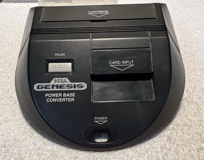 Sega POWER BASE CONVERTER Play SEGA MASTER SYSTEM Games on Genesis Tested - Image 1 of 4