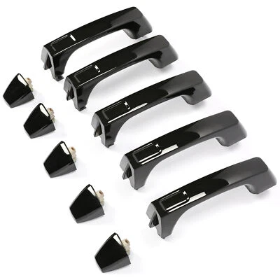 For Hummer H3 H3T 2006-2010 25832250 Black Door Handle Outside Front & Rear 5PCS - Image 1 of 4