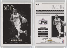 2015-16 Panini Noir Platinum Black and White Parallel /10 Chris Paul #50