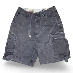 Y2K Vtg Abercrombie & Fitch Type A-8 Cargo Shorts sz 32 Heavy Duty Fatigues 1892 - Picture 1 of 7