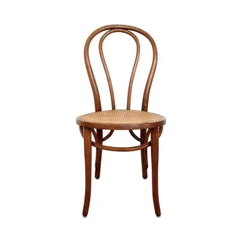 Antique Thonet-Style Bentwood Caned Chair Cover