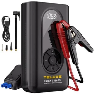 TELUXE Jump Starter with Air Compressor 2500A 150PSI Car Battery Jump Starter... - Picture 1 of 7