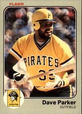 1983 Fleer Pittsburgh Pirates Baseball Card #315 Dave Parker