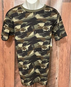 Conspiracy by WeSC Camo T-Shirt Short Sleeve 100% Cotton  - Picture 1 of 8