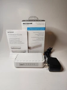 NETGEAR BUSINESS GS605NA 5-Port Gigabit Unmanaged Ethernet Switch - Picture 1 of 5