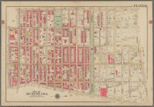 1908 BROOKLYN NY BEDFORD STUYVESANT BEDFORD PARK TROOP C ARMORY ATLAS MAP