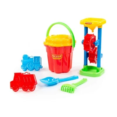 Wader Set Nr584: Sandmühle, h=308 mm + Blumenkübel groß, Blumensieb groß - Bild 1 von 4