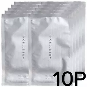 INCELLDERM Collagen 100 Melting Sheet 10P Anti Aging Wrinkle Korean Skin Care - Picture 1 of 3