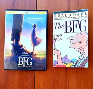 Roald Dahl The BFG Book and DVD Movie Bundle FLAWLESS Disc Steven Spielberg Set - Imagen 1 de 4