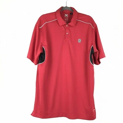 Camisa Polo CALLAWAY Golf XL Para Hombres Serie X North Conway Country Club Logo Roja Foto 1 de 4