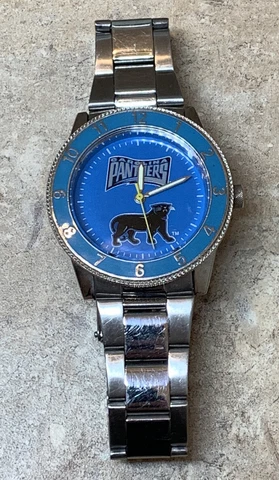 Vintage 1996 Carolina Panthers Fantasma Watch Needs Battery Cover