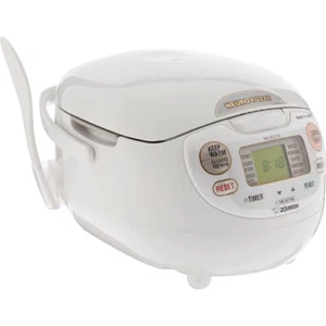 NS-ZCC10 5-1/2-Cup Neuro Fuzzy Rice Cooker and Warmer, Premium White - Picture 1 of 6