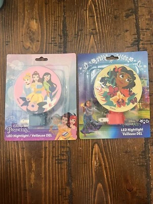 Disney Princess Cinderella /friends, Mirabel FromEncanto LED Nightlights NEW - Image 1 of 4