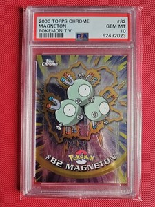 2000 Topps Chrome Pokemon Series 2 Magneton #82 PSA 10 Gem Mint