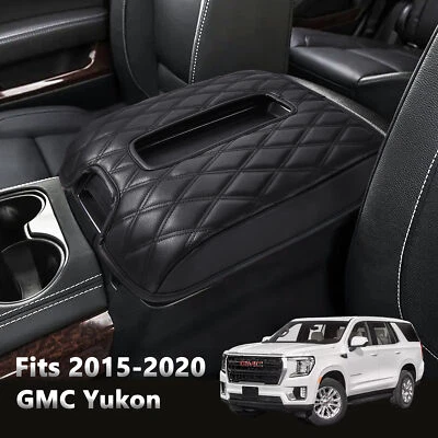 Cubierta de reposabrazos con tapa de consola central para asiento para perro para GMC Yukon XL 2015 2016 2017-2020 Foto 1 de 4