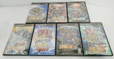 Lot 7 Super Robot Wars Alpha 2 3 OG 1 Gaiden MX Impact Z set PS2 Playstation 2 - Image 1 of 4