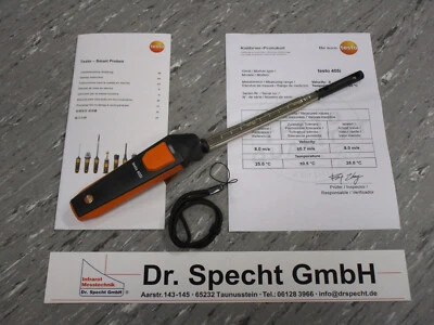 testo 405i Smart Probes Thermo-Anemometer mit Smartphone-Bedienung 05601405