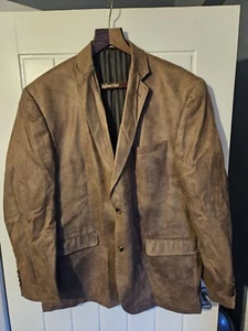 joseph abboud Medium brown jacket/blazer Cotton 46r Excellent Condition - Picture 1 of 9