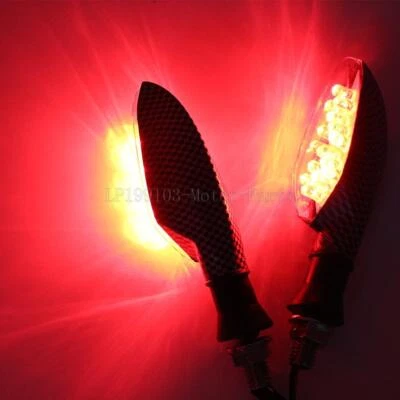 Señales de giro de plástico de 4,9" para Kawasaki Vulcan VN 1700 1600 1500 2000 900 800 S Foto 1 de 4