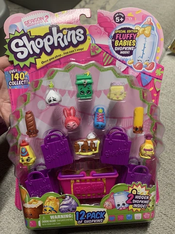SEASON 2 SHOPKINS 12 PACK W SPECIAL EDITION FLUFFY BABY SHOPKINS BY MOOSE NIP Cover