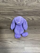 Jellycat Bashful Bunny Purple Iris 12” Plush  HTF Rare