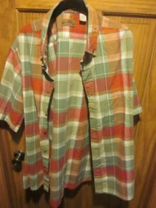 Chemise homme Field & Stream XXL boutonnée à carreaux manches courtes - Photo 1/4