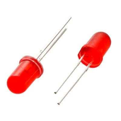 25 x Red LED 5mm Round Wide Angle Diffused LED Light Emitting Diode Bright PCB - Image 1 of 4