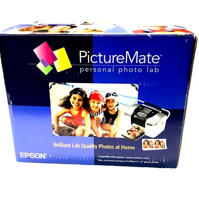 Epson Picture Mate Portable Photo Printer Personal Photo Lab Home B271A - Image 1 of 4