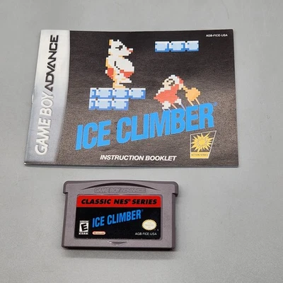 Ice Climber Classic NES Series Nintendo Game Boy Advance GBA Video Game Manual - Image 1 of 3