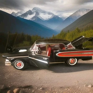 1/18 Road Legends, 1958 Black Edsel Citation - Picture 1 of 6