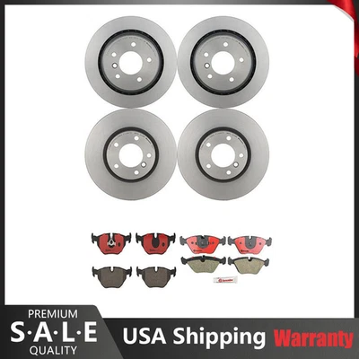 Kit completo de frenos delanteros y traseros Brembo rotores de disco pastillas de cerámica sensores para BMW E36 Foto 1 de 4