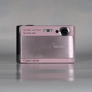 Sony Cybershot DSC-T70 8.1MP Digitalkamera pink, Ladegerät, Hülle, getestet - gebraucht - Bild 1 von 20