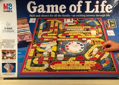 Game Of Life Board Game Vintage 1984 MB Games Complete Excellent Family Xmas - Image 1 of 4