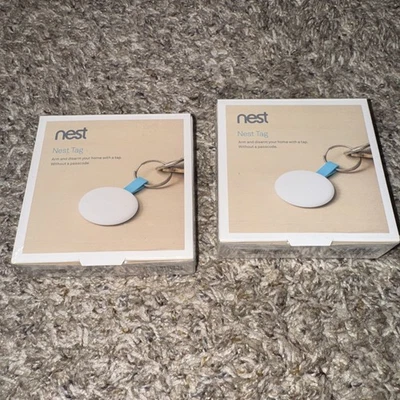 Two Nest Tag Keychain Access Control for Nest Secure System NEW SEALED - Image 1 of 4