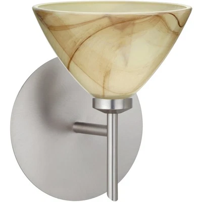 Besa Lighting 1SW-174383-LED-SN Domi Wall Sconce Satin Nickel - Image 1 of 2