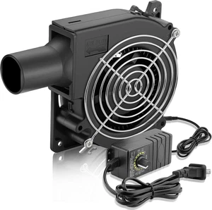 120Mm Small 12Volt Electric BBQ Blower Fan with Adjustable Controller for Squirr - Picture 1 of 12