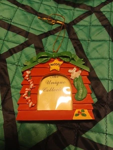 Ornament Dog House Photo Frame - Vintage - Picture 1 of 2