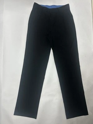 Izod XL (14 slim) Boys Black Flat Front Dress Pants - Image 1 of 4