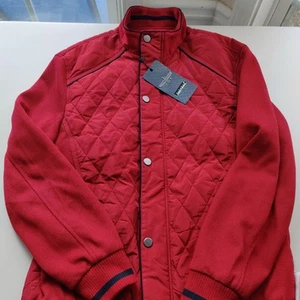 BARABAS Steppjacke Größe M Rot Bomber Herren Neu mit Etikett - Bild 1 von 8