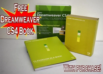 Adobe Dreamweaver CS4 Windows-Adobe Dreamweaver Classroom in a Book +Free CS4 BK - Image 1 of 4
