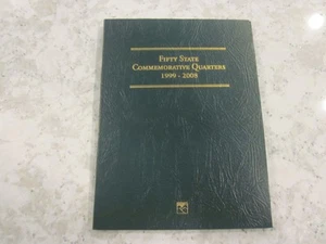 LITTLTON ARCHIVAL QUALITY COIN FOLDER ALBUM 50 STATEHOOD QUARTERS 1999-2008 LCF3 - Picture 1 of 6