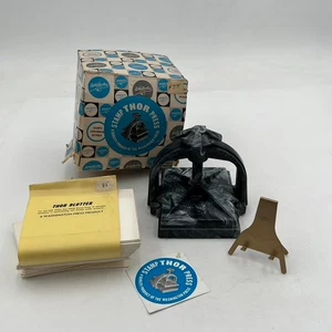 Antique White Ace Thor Stamp Press with Original Box Blotter Paper Home Printing - Picture 1 of 13
