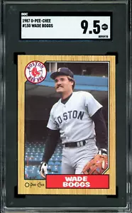 1987 TOPPS O PEE CHEE OPC #150 Wade Boggs SGC 9.5 N-GEM-MINT Boston Red Sox - Picture 1 of 2