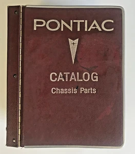 Huge 1950s–60s Pontiac Vauxhall Hard Cover Chassis Parts Catalog Book - Picture 1 of 17