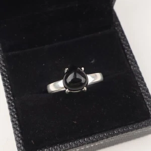 Black Tourmaline Gemstone 925 Sterling Silver Handmade Jewelry Ring For Gift - Picture 1 of 3