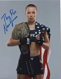 Thug Rose Namajunas authentic signed autographed 8x10 photograph COA - Picture 1 of 1
