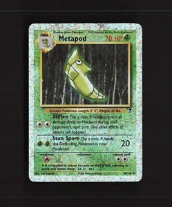 Metapod 54/110 Legendary Collection Firework Reverse Holo Pokemon Card DMG - Picture 1 of 2